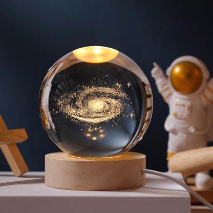 BowLift Crystal Ball Night Light - Soft Ambient Glow for Any Room