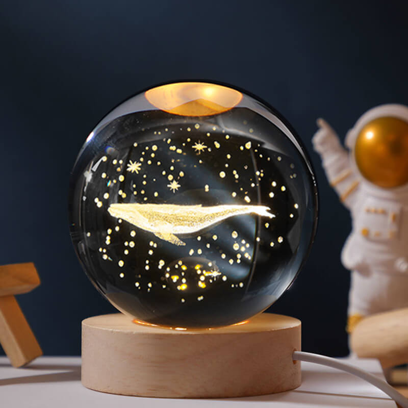 BowLift Crystal Ball Night Light - Soft Ambient Glow for Any Room