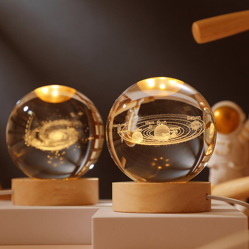 BowLift Crystal Ball Night Light - Soft Ambient Glow for Any Room