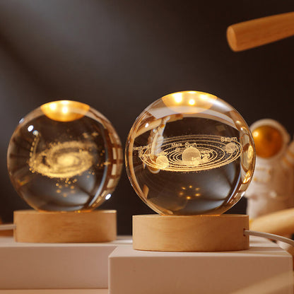 BowLift Crystal Ball Night Light - Soft Ambient Glow for Any Room