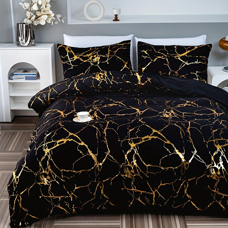LZINA™ | Luxury Silk Soft Duvet Cover Set – Elegant & Comfortable