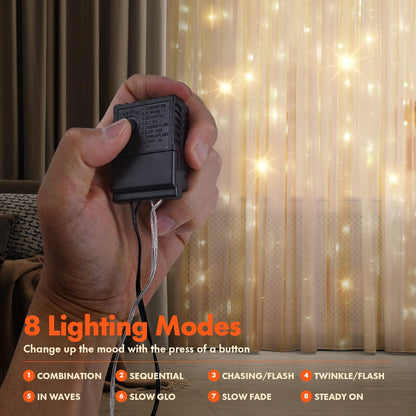 BowLift Curtain Lamps — Multi-Mode, Waterproof Lighting for Curtains
