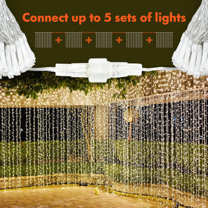 BowLift Curtain Lamps — Multi-Mode, Waterproof Lighting for Curtains