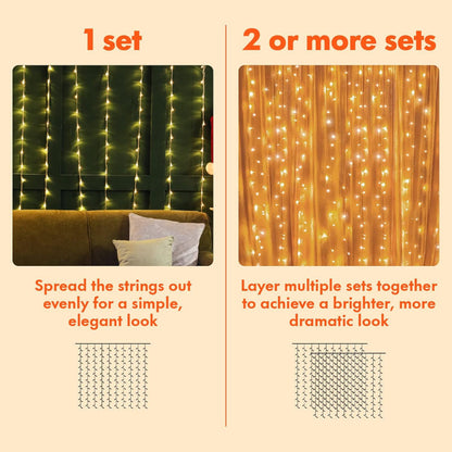 BowLift Curtain Lamps — Multi-Mode, Waterproof Lighting for Curtains