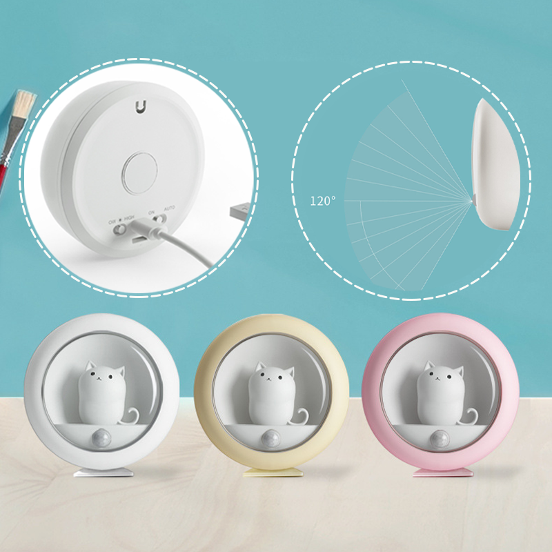 LZINA™ | Cute Cat Night Light