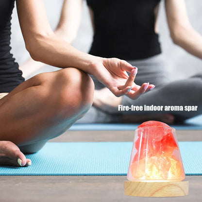 BowLift | Himalaya Salt Lamp - Crystal Night Light & Essential Oil Diffuser