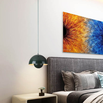 BowLift | AuroraBloom™ – Hanging Flower Pot Lamp for the Bedroom