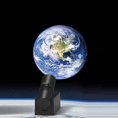 LZINA™ | Earth & Moon Projector Lamp | LED Night Light | Cosmic Ambiance with Multiple Modes