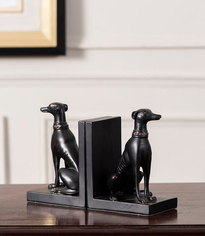 LZINA™ | Guard Dog Bookend Set - Black