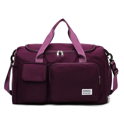 LZINA™ | Multi-Pocket Travel Bag, Sports and Gym Duffle with Separate Shoe Compartment