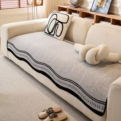 BowLift | Modern Wave Anti-Slip Sofa Cover
