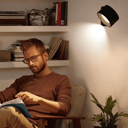BowLift 360° Wireless Rechargeable Wall Light — Flexible, All-Angle LED Illumination