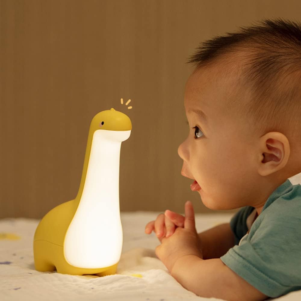 LZINA™ | DinoSnug – Soft Glow Dinosaur Night Light for Kids