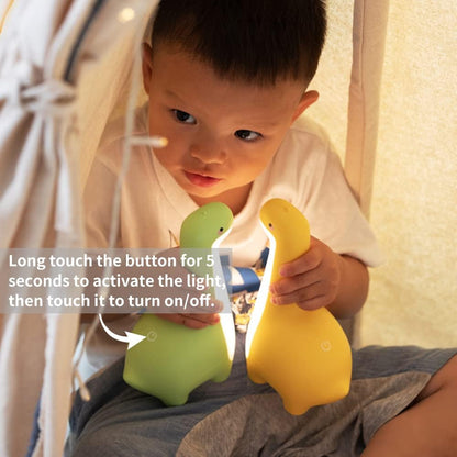 LZINA™ | DinoSnug – Soft Glow Dinosaur Night Light for Kids