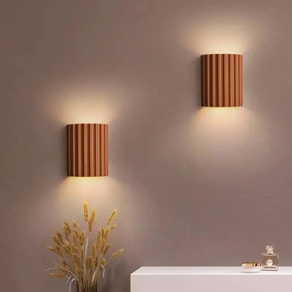 LZINA™ | WarmthAura: Synthetic Resin Wall Lamp