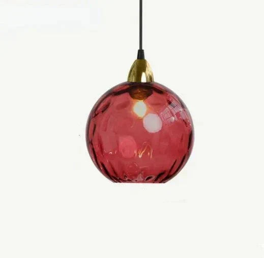 BowLift | Glasora Pendant Light - Transparent Glass Ball with LED Lighting