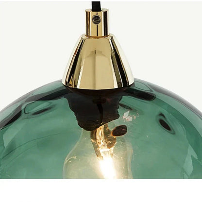BowLift | Glasora Pendant Light - Transparent Glass Ball with LED Lighting