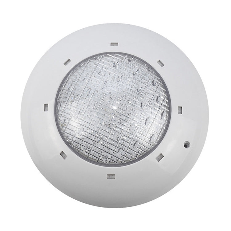 BowLift 18x3W ABS Plastic Pool Wall Light — Underwater LED Lamp, White Finish