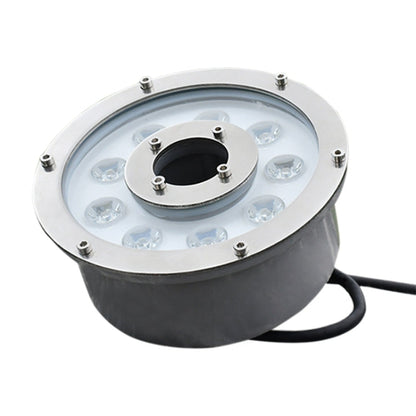 BowLift 6W Color-Changing Ring LED Underwater Fountain Light with Aluminum Alloy Housing – Landscape Pond Lighting
