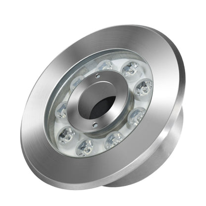BowLift 12W Landscape Ring LED Underwater Spotlight — Color-Changing, Stainless Steel, Colorful Glow