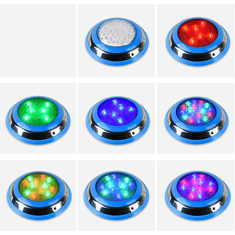 BowLift 18W LED Stainless Steel Wall-Mounted Pool Light — Underwater Colorful Lighting for Pools and Landscape