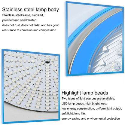 LZINA™ | 15W LED Stainless Steel Wall Mounted Pool Lighting Landscape Underwater Light (Colored Light + Remote Control)