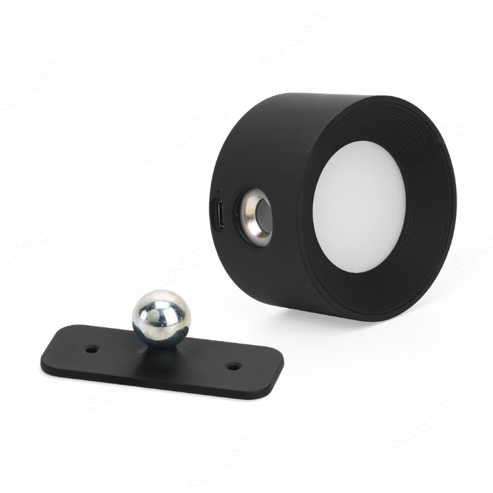 BowLift Spotlight Wireless Wall Lamp – 360° Rotation, Dimmable, Rechargeable Cordless Wall Light