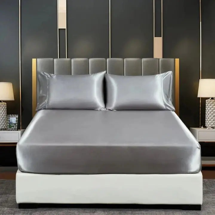 BowLift | Ice Silk Bed Sheet – Cool & breathable bedding set