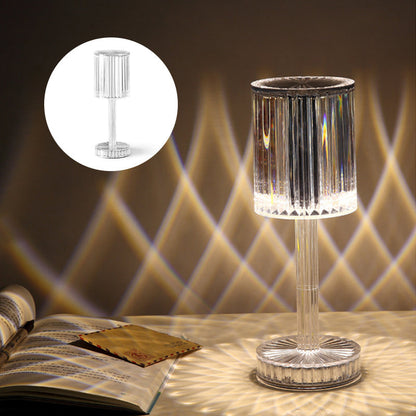 BowLift Touch-Activated Gatsby Crystal Lamp