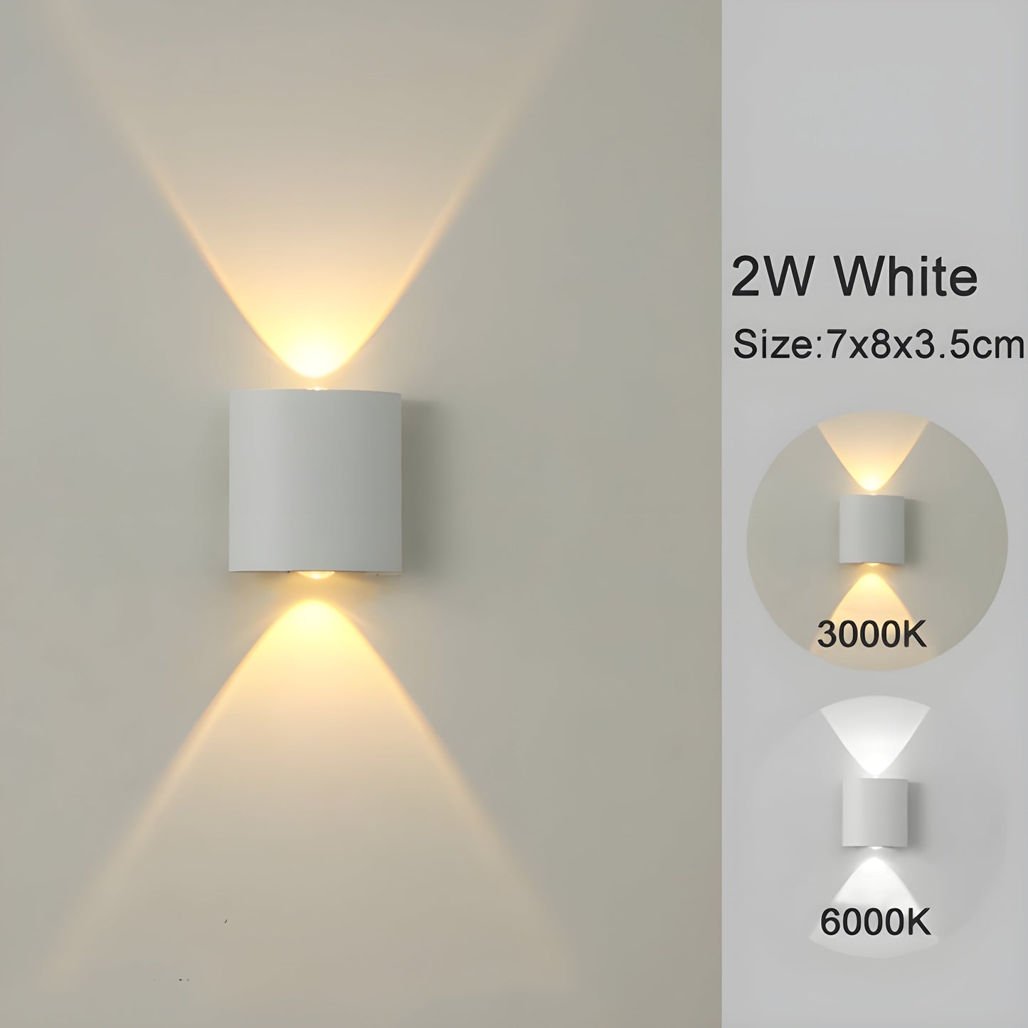 BowLift LED Wall-Mounted Lights – Versatile Indoor & Outdoor Illumination