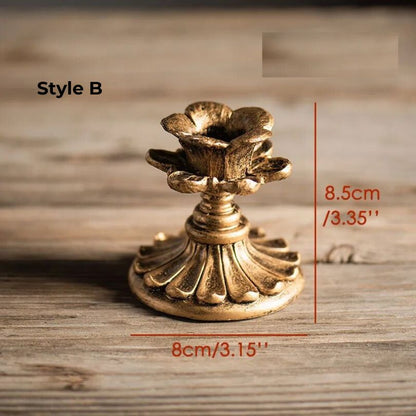 BowLift | AuricGlow – Rustic Candle Holder with Elegant Luxury for a Timeless Look