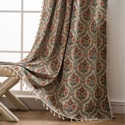 BowLift | French Vintage Floral Pattern Curtain