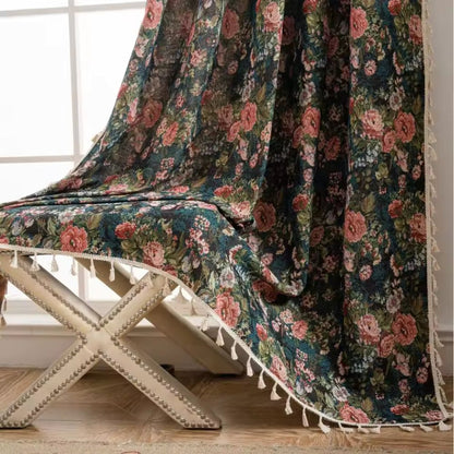 BowLift | French Vintage Floral Pattern Curtain