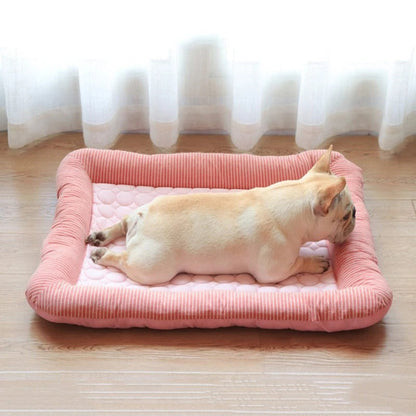 FurChill Frenchie Breathable Dog Bed – Cooling Mat with Non-Slip Base for Hot Days | Bowlift