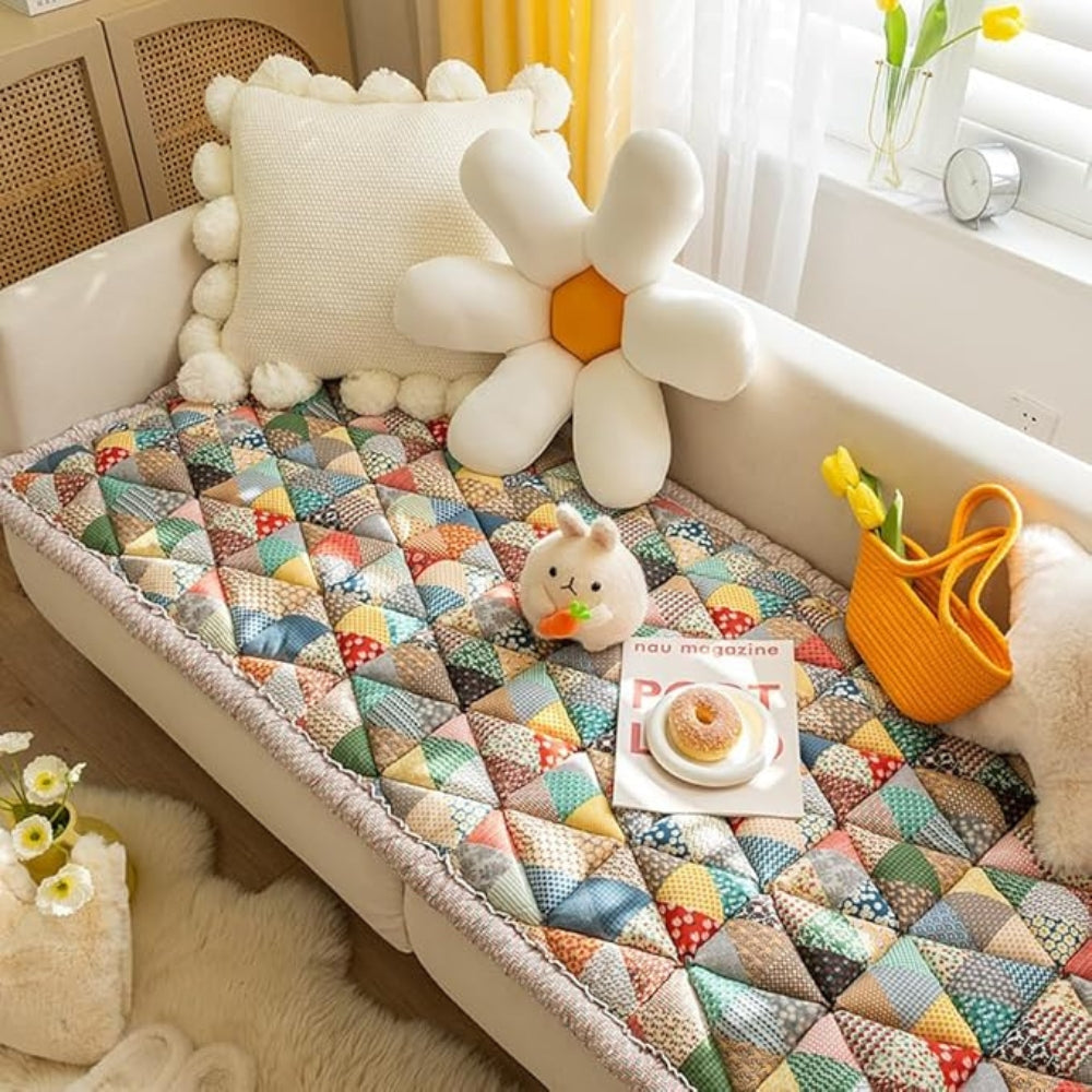 BowLift | Colorful Retro Pastoral Style Sofa Cover