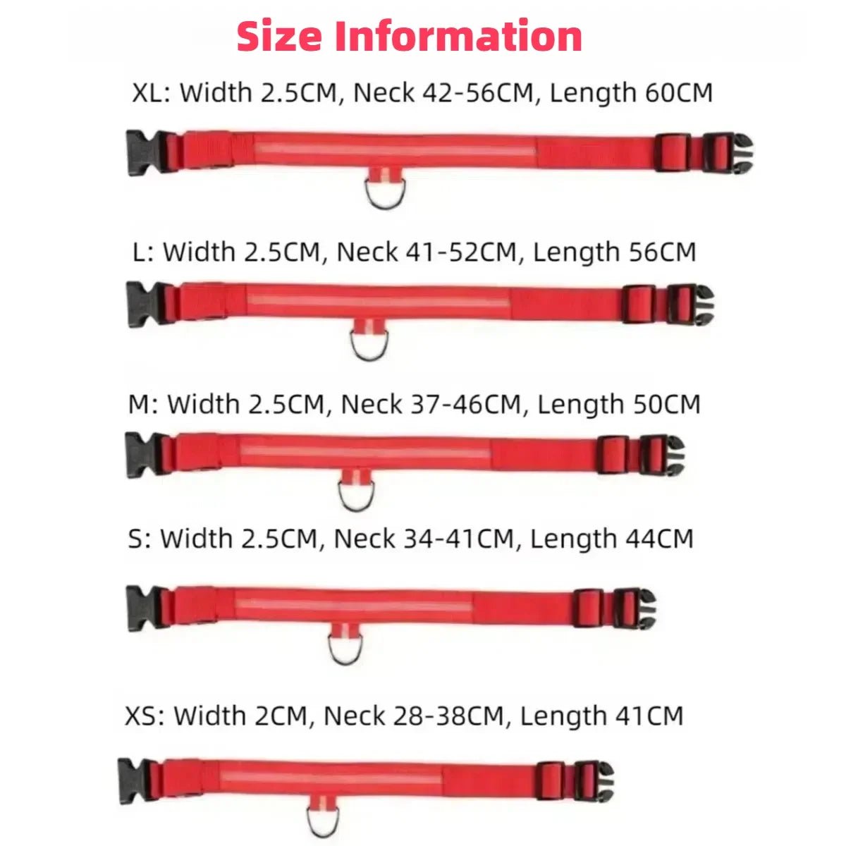 BowLift | LED Safety Dog Collar with Adjustable Fit