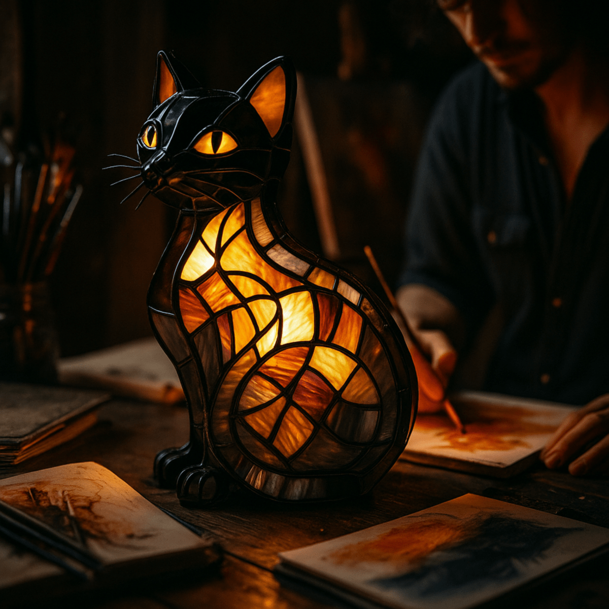 LZINA™ | Playful LED Cat Night Light with Soft Ambient Glow