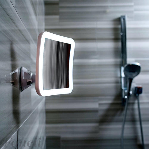 BowLift | GlowView 10X Lighted Magnifying Mirror with LED & Suction Mount – Portable Makeup Mirror