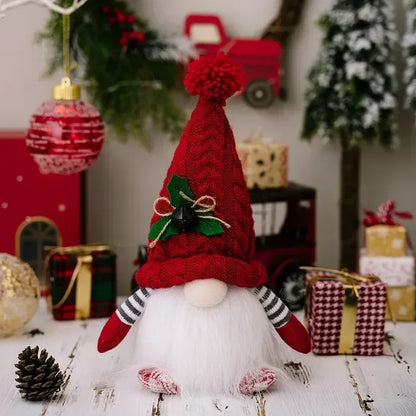 LZINA™ | Christmas Gnome Decoration | LED Night Light | Warm Glow Holiday Ornament
