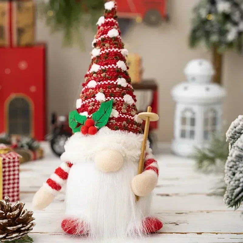 LZINA™ | Christmas Gnome Decoration | LED Night Light | Warm Glow Holiday Ornament