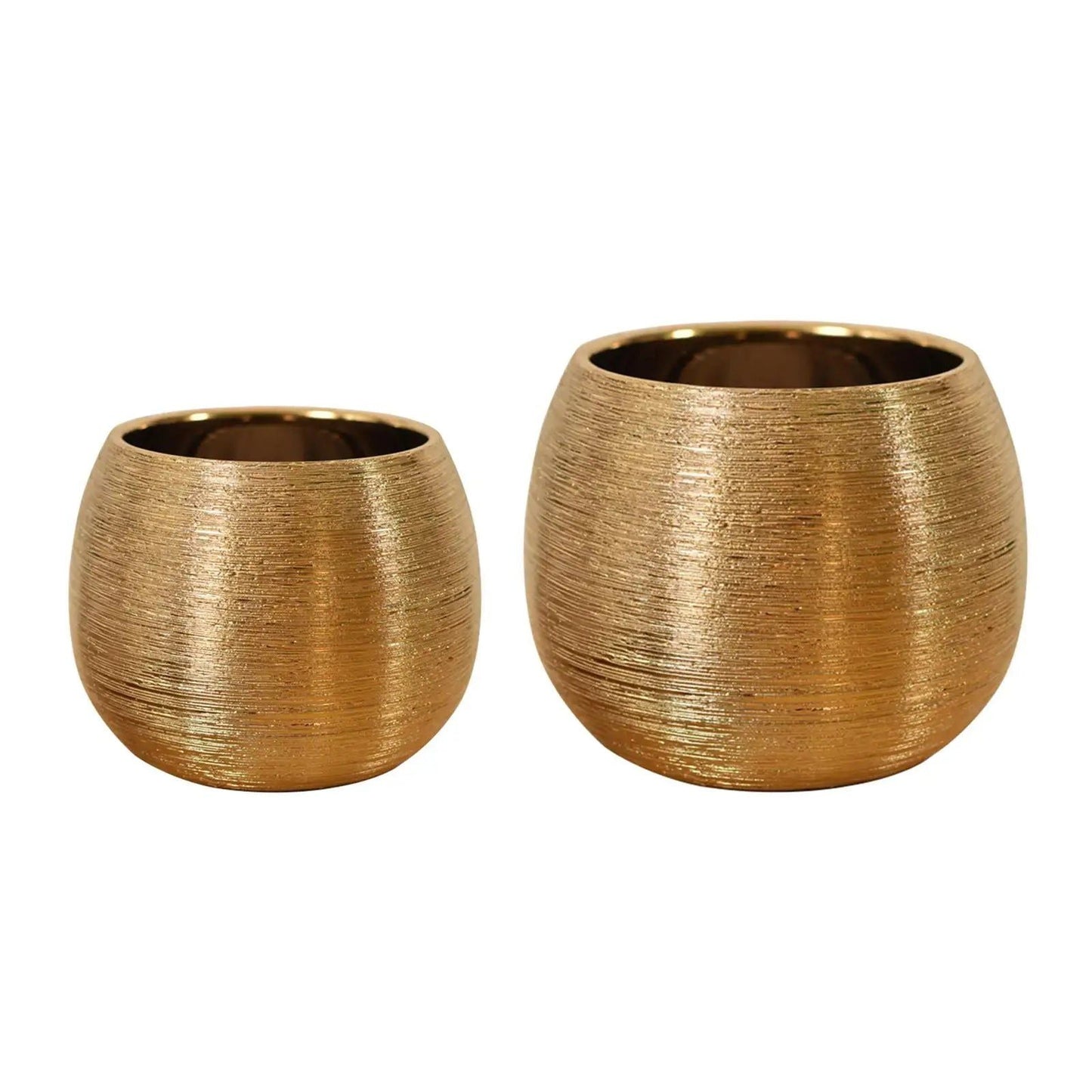 LZINA™ | Gold-coated flower pot