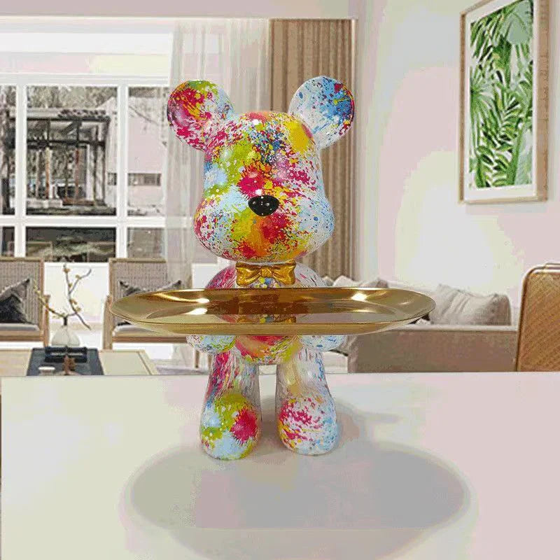 BowLift | Graffiti Bear Figure Key Storage