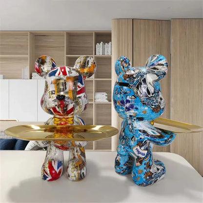 LZINA™ | StreetPaws - Graffiti-Bear-Figure