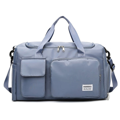 LZINA™ | Multi-Pocket Travel Bag, Sports and Gym Duffle with Separate Shoe Compartment