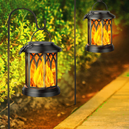LZINA™ | FlameGlow™ - Hanging Solar Flame Lantern (2-Pack)