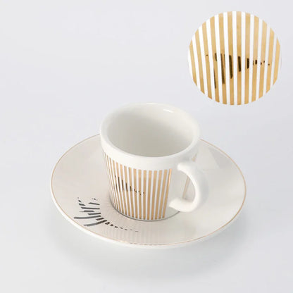 BowLift | Creative dynamic SLR cup Leopard anamorphic zebra cup Luycho coffee tea cup set with coaster 90ml-225ml