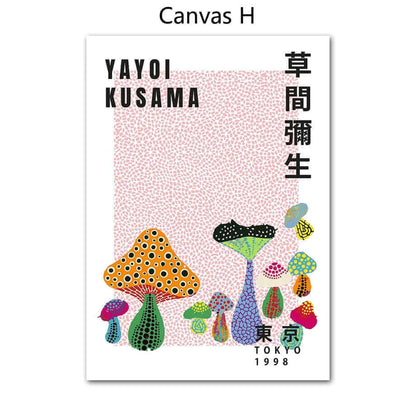 LZINA™ | Yayoi Kusama Abstract Premium Poster