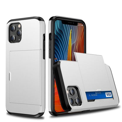 LZINA™ | Business Armor Slide Wallet iPhone Case