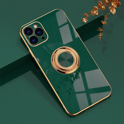 LZINA™ | iPhone Case with Metal Stand Ring
