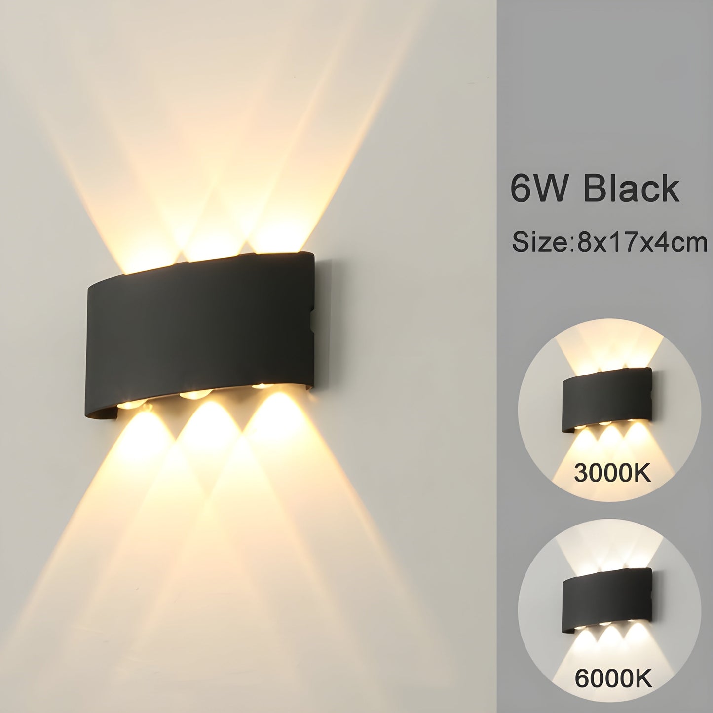 BowLift LED Wall-Mounted Lights – Versatile Indoor & Outdoor Illumination